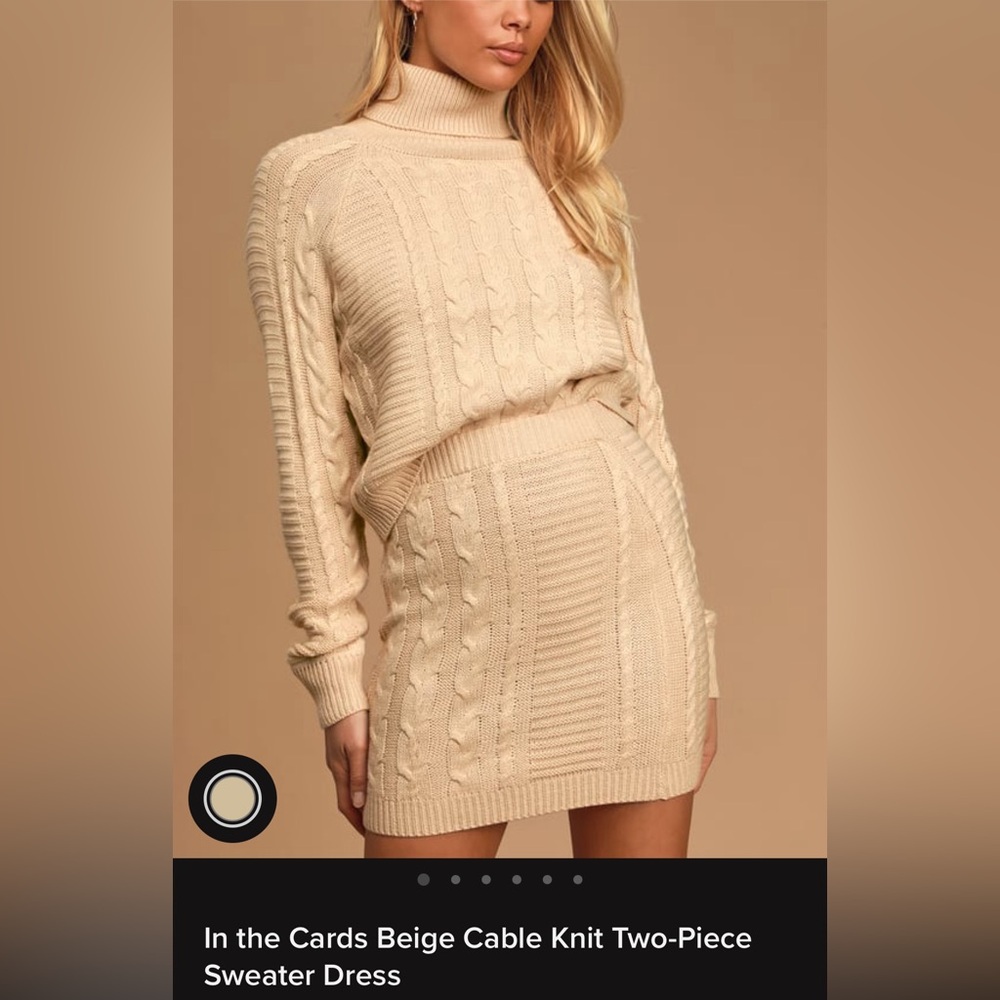 Lulu’s two piece sweater dress